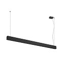 SLV pendant luminaire GLENOS PRO IP20, black dimmable