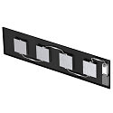 SLV LED Panel PAVANNO 1200/300, 45, 22W, 3000/4000K, 3440lm, IP20, UGR19, dimmbar, schwarz