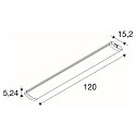 SLV Banda lumisona BATTEN FLAT P 1200 52 ON-OFF CCT Switch, commutabile, multipower IP44/20 SLV Banda lumisona BATTEN FLAT P 1200 52 ON-OFF CCT Switch, commutabile, multipower IP44/20