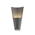 SLV Outdoor LED-Wandleuchte RASTERLYS WL UP/DOWN, IP65 IK03, 16W 2700/3000K 550lm 45�, direkt-indirekt, dimmbar, anthrazit