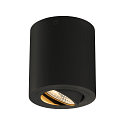 Plafonnier encastr TRILEDO ROUND LED rond IP20, noir mat
