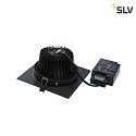 Plafonnier encastré NEW TRIA DL SET angulaire, noir  gradable
