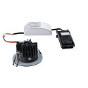 Outdoor LED EInbau-Downlight PATTA-I ROUND, IP65, 11W 3000K 910lm 38°, dimmbar, Schwarz
