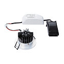 SLV Outdoor LED EInbau-Downlight PATTA-I ROUND, IP65, 11W 3000K 910lm 38, dimmbar, Alu gebrstet