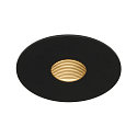 Luce da incasso H-LIGHT 1 rotondo, inclinabile, con copertura IP20, nero opaco dimmerabile 11W 265lm 2700K 20� 20� CRI 80