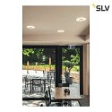 SLV Plafonnier encastré OCCULDAS 23 rond, indirect IP20, blanche gradable