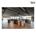 SLV FITU 5er Rosette für FITU PD Pendelleuchten, RUND, max. 16A, Schwarz