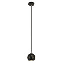 Pendelleuchte LIGHT EYE BALL, LED GU10, max. 6W, schwarz/chrom