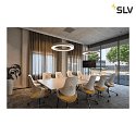 SLV LED Pendant luminaire MEDO RING 90 LED, 58W, 105, 3000K, white