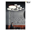 SLV Plafoniera MEDO 40 IP20, argento-grigio dimmerabile