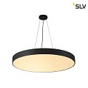SLV LED Ceiling luminaire MEDO 90 LED Pendant luminaire, 120W, 120°, 3000K, black