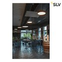 SLV Luminaire de plafond MEDO 90 IP20, gris argent gradable