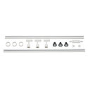 1 Phase-High voltage-Set incl. 3x PURI Spot and 3x LED GU10 lamps/bulbs and accessory, white