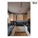 SLV 1-Projecteur monophasé LIGHT EYE GU10 adaptateur monophasé inclus GU10, chrome, blanche