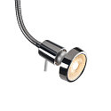 SLV Luminaire mural DIO FLEX PLATE QPAR51 WL GU10, chrome