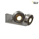 SLV Wall luminaire KALU 2 QPAR111 Ceiling luminaire, ES111, max. 2x75W, alu brushed