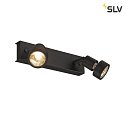 SLV Wall luminaire PURI 2 Ceiling luminaire, GU10, max. 2x50W, with Decoring, black