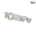 SLV Wall luminaire PURI 2 Ceiling luminaire, GU10, max. 2x50W, with Decoring, white