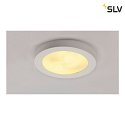SLV Plaster Ceiling luminaire GL 105 E27, round, whiter plaster