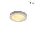 SLV Plaster Ceiling luminaire GL 105 E27, round, whiter plaster