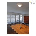 SLV Plaster Ceiling luminaire GL 105 E27, round, whiter plaster