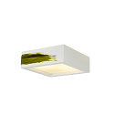 SLV Plaster Ceiling luminaire GL 104 E27, rectangular, white plaster SLV Plaster Ceiling luminaire GL 104 E27, rectangular, white plaster