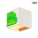 SLV Lampada da parete PLASTRA CUBE angolare G9, Bianco