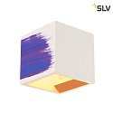 SLV Lampada da parete PLASTRA CUBE angolare G9, Bianco