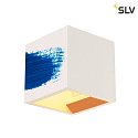 SLV Lampada da parete PLASTRA CUBE angolare G9, Bianco