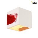 SLV Lampada da parete PLASTRA CUBE angolare G9, Bianco