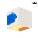 SLV Lampada da parete PLASTRA CUBE angolare G9, Bianco
