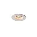 SLV Recessed luminaire PLASTRA Downlight, GU10, round, white