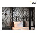 SLV Wandleuchte PHELIA WL, GU10 QPAR51, mit Schalter, Schwarz