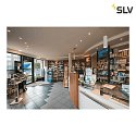 SLV Pendant luminaire ENOLA, Ø 10cm / L 32cm, E27 A60 max. 60W, aluminium, white