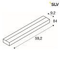 Luminaire mural SEDO 14 LED haut bas, angulaire, court IP20