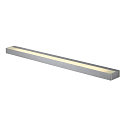 LED Wandleuchte SEDO 21, Up/Down, 89.5cm, 230V / sek. 700mA, SMD 22W 3000K 2500lm, Glas satiniert, Alu gebrstet