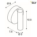 SLV Spot KARPO 30 CW single, blanche