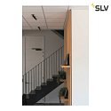LED Ceiling recessed spot KARPO LED Wall Spot, canopy flat, 7,5W LED, 3000K, black