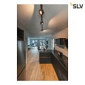 SLV LED 3-Phase Spot KALU TRACK LEDDISK 3000K, black