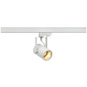 Projecteur triphas EURO SPOT GU10 cylindrique GU10 IP20, blanche gradable