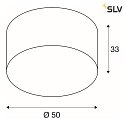Plafoniera SOPRANA CL-1 3-Lampadine, cilindrico E27 IP20