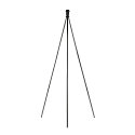 Lampadaire FENDA II TRIPOD avec interrupteur, sans abat-jour E27 IP20, chrome gradable