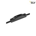 SLV Tischleuchte FENDA II, TRIPOD, E27, mit Schnurschalter, ohne Schirm, Schwarz