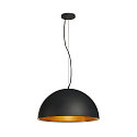 Pendelleuchte FORCHINI M PD-1 50 cm, schwarz / gold