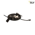 SLV Luminaire à suspension HELIA 30 PD version pour montage encastré, noir 