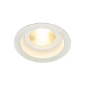 Luce da incasso CONTONE ROUND girevole IP44, Bianco dimmerabile