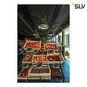 SLV Luminaire à suspension PARA 380 E27, aluminium