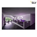 SLV Luci a sospesione ROTOBALL 25 PD piccolo, rotondo, con diffusore E27 IP20, argento-grigio dimmerabile