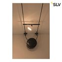 WALL HOLDER, for TENSEO low-voltage wire system, long, 2 items, black