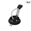 PIREQ QPAR51 ROUND DOWNLIGHT, max. 50W, incl. clip springs, matt black